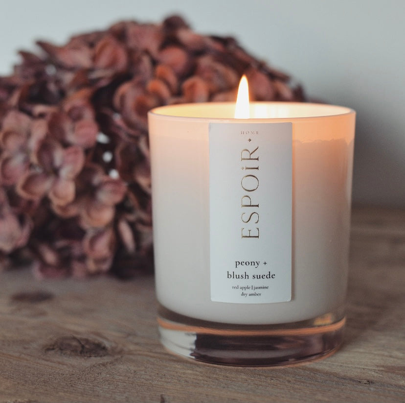 Peony & Blush Suede - Signature Gloss Candle